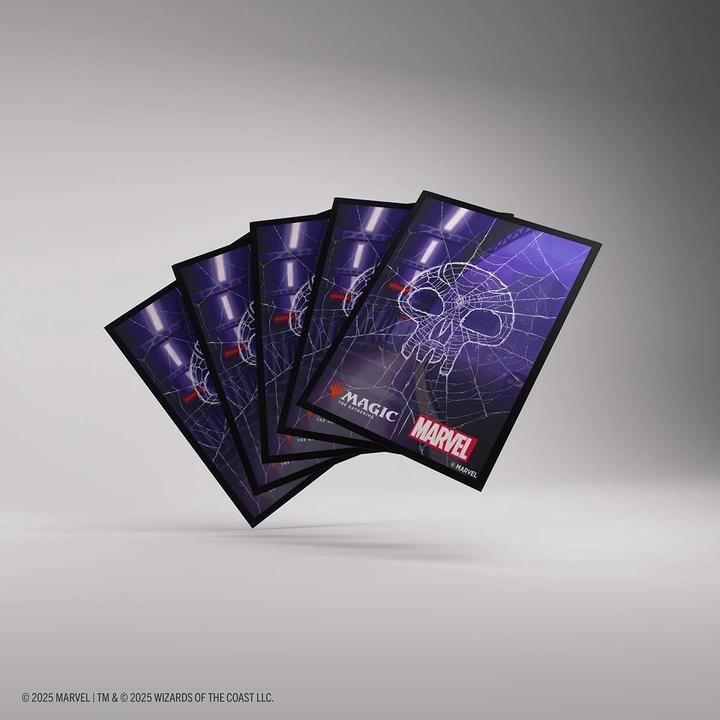 Actual product image Gamegenic - Magic: The Gathering | Marvel's Spider-Man Premium Art Sleeves - Spider-Man Swamp