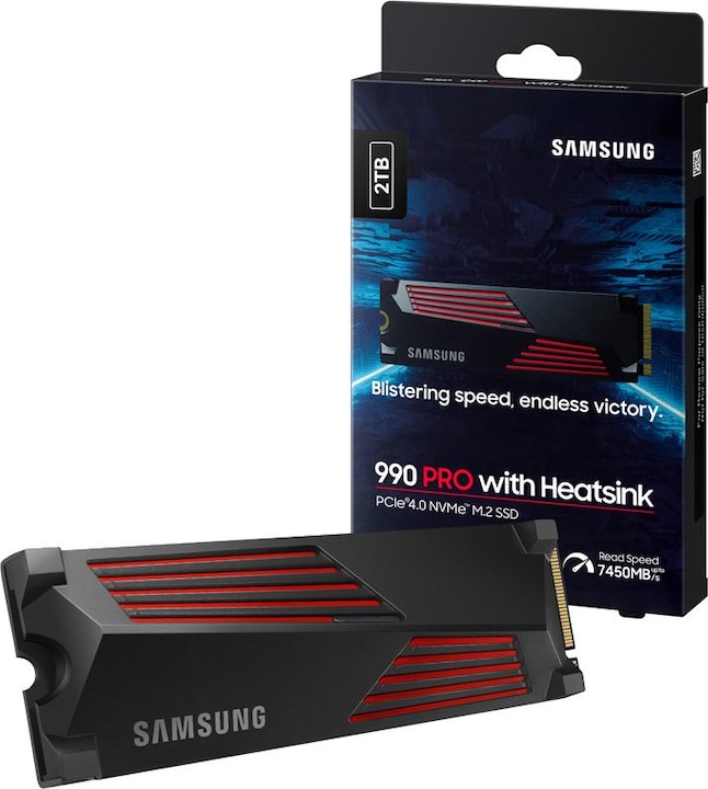 Produktbild Samsung 990 Pro mit Heatsink (2000 GB, M.2 2280)