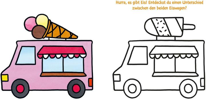 Produktbild Das dicke Kindergarten-Malbuch: Fahrzeuge