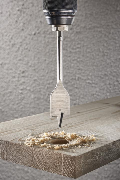 Produktbild wolfcraft 1 Flachfräsbohrer ø14x152mm (14 mm)