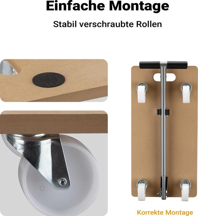 Produktbild Wiltec Transportroller (200 kg, 1)
