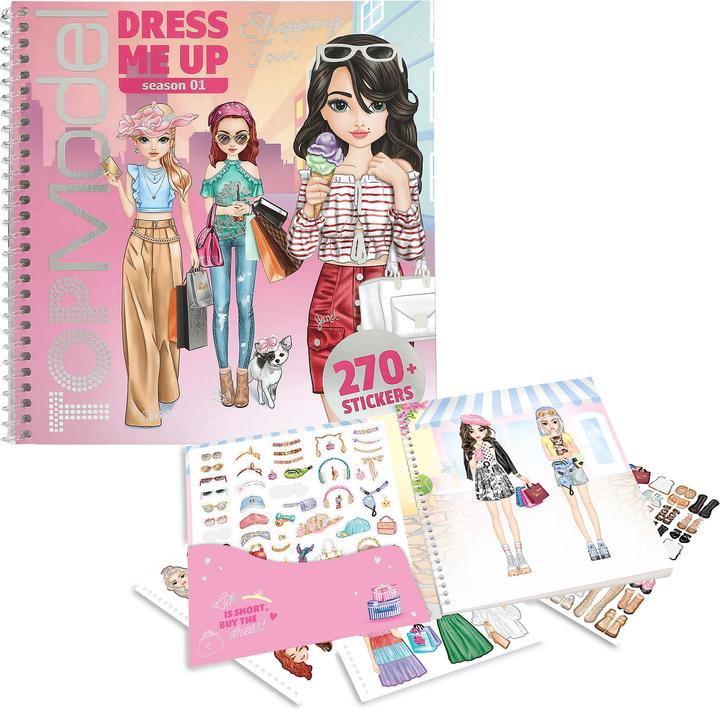 Actual product image Top Model Topmodel - Dress Me Up Stickerbook Shopping Tour (0413832) (11 Sticker)