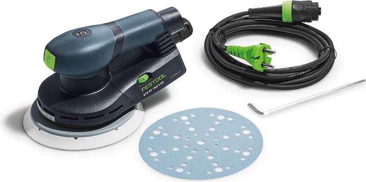M8 Schleifteller Ø 150 mm MULTI-JETSTREAM 2 (superweich SW), Schraubendreher SW 5, plug it-Netzkabel (4 m)