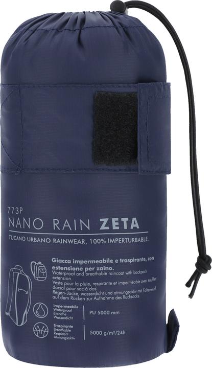 Produktbild Tucano Urbano TU Nano Regenjacke Zeta Unisex blau XS (XS)