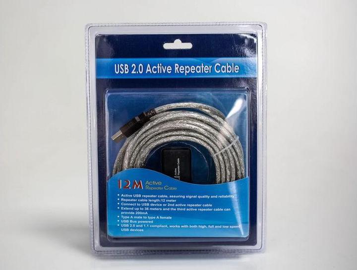 Produktbild RS PRO USB 2.0 Active Repeater Cable (12 m, USB 2.0)