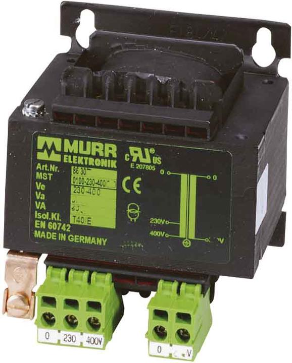 Actual product image Murr Elektronik Safety transformer 1 x 230 V/AC, 400 V/AC 24 250 VA
