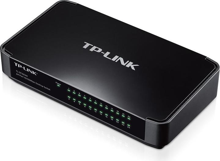 Produktbild TP-Link 24-Port 10/100M Desktop Switch - 24 x 10/100M RJ45 Ports - Plastikgehaeuse (24 Ports)