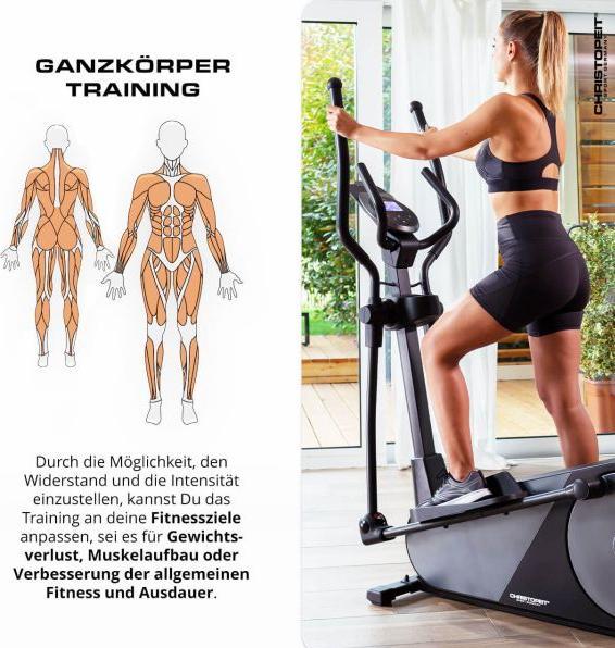 Actual product image Christopeit Crosstrainer ergometer EL 8000