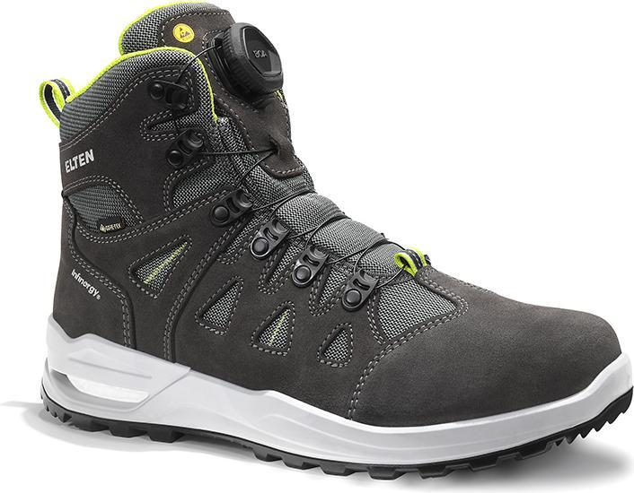 Produktbild Elten Berufsstiefel RILEY XXF BOA® GTX grey-lime Mid ESD O2 WR CI Gr. 42 (O2, 42)