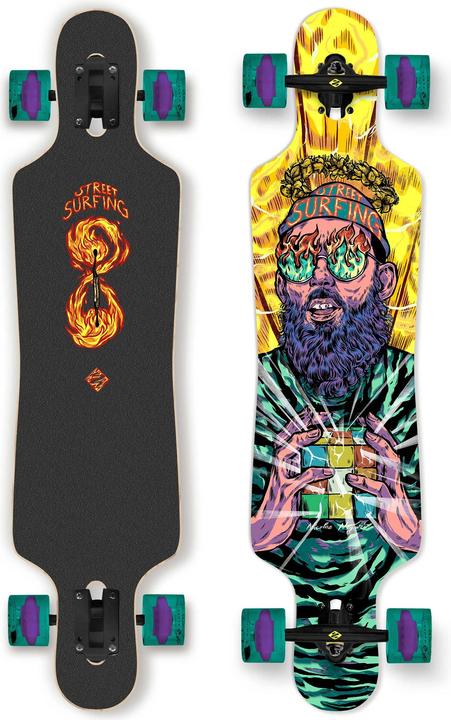 Actual product image Streetsurfing FREERIDE 39 CURVE Holy Cube (9.50")