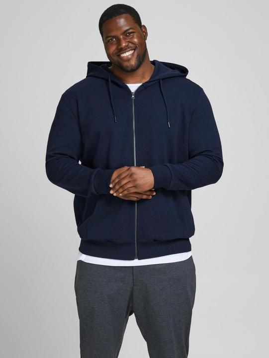 Produktbild Jack & Jones Durchgehender Reissverschluss Plus Size Hoodie (3XL)