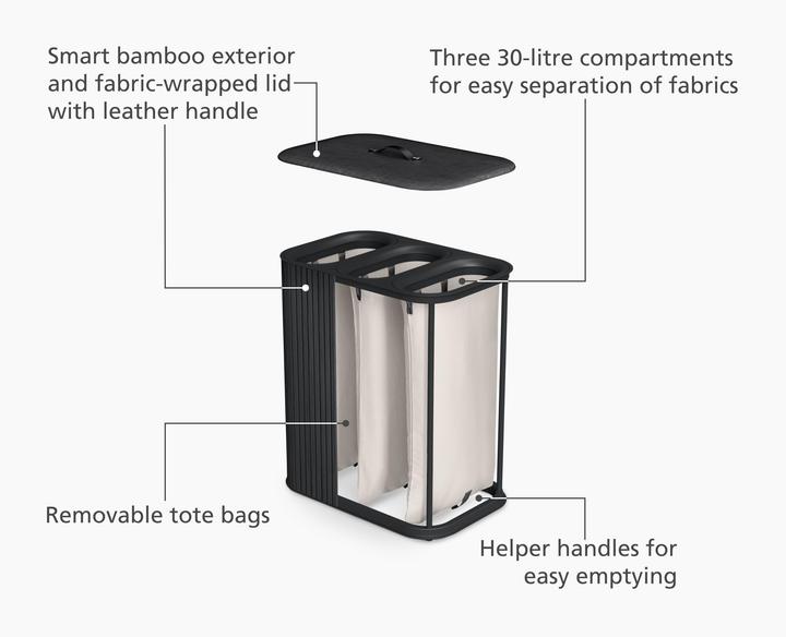 Produktbild Joseph Joseph Tota Trio Luxe (90 l)