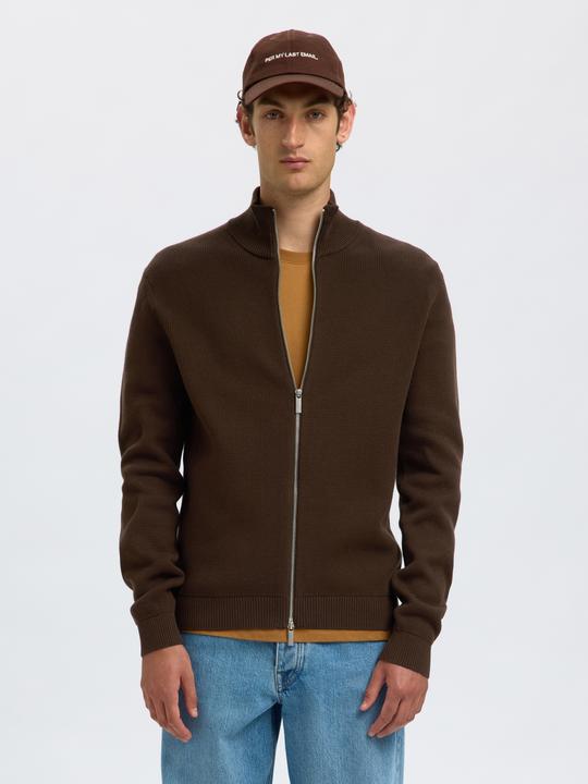 Produktbild Selected Slhdane Ls Knit Structure Full Zip Noos (XXL)