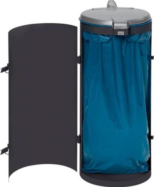 Produktbild kaiserkraft Stahlblech-Abfallsammler für 120-l-Sack (120 l)