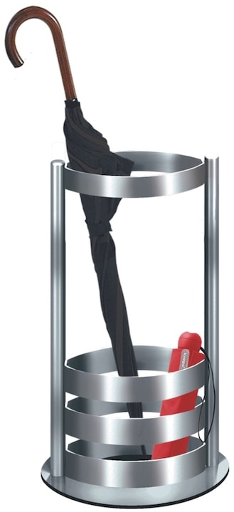 Actual product image Kerkmann Umbrella stand Tim 34626481 silver stainless steel (30 x 49 cm)