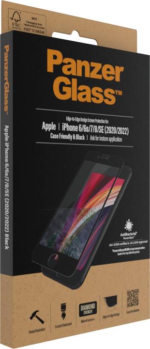 Actual product image PanzerGlass Case Friendly (1 Piece, Apple iPhone 6)