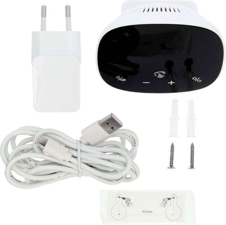 Produktbild Nedis SmartLife Luftqualitätsmonitor Wi-Fi | inkl. Display | Kohlendioxid (CO2) / Luftfeuchtigkeit /
