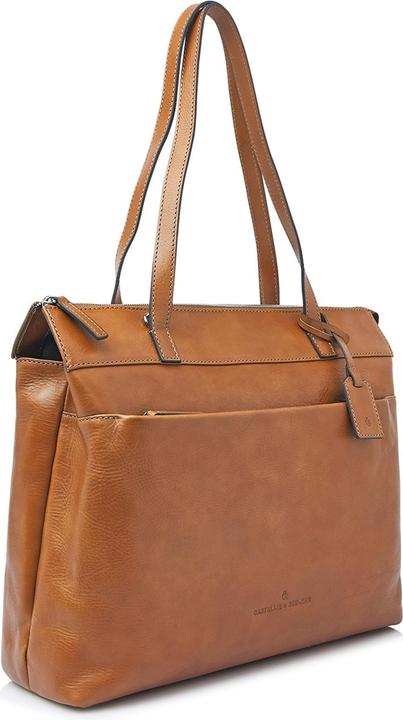 Produktbild Castelijn & Beerens Lia Shopper Tasche RFID Schutz Leder 45 cm Laptopfach (30 l)