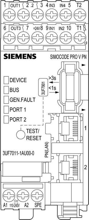 Produktbild Siemens Grundgerät 3UF7011-1AU00-0 1 St.