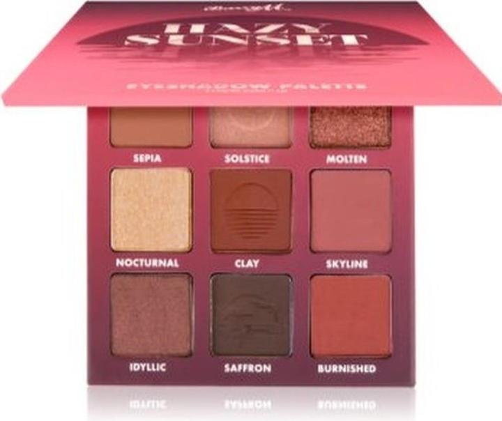 Actual product image Barry M Hazy Sunset Eyeshadow Palette
