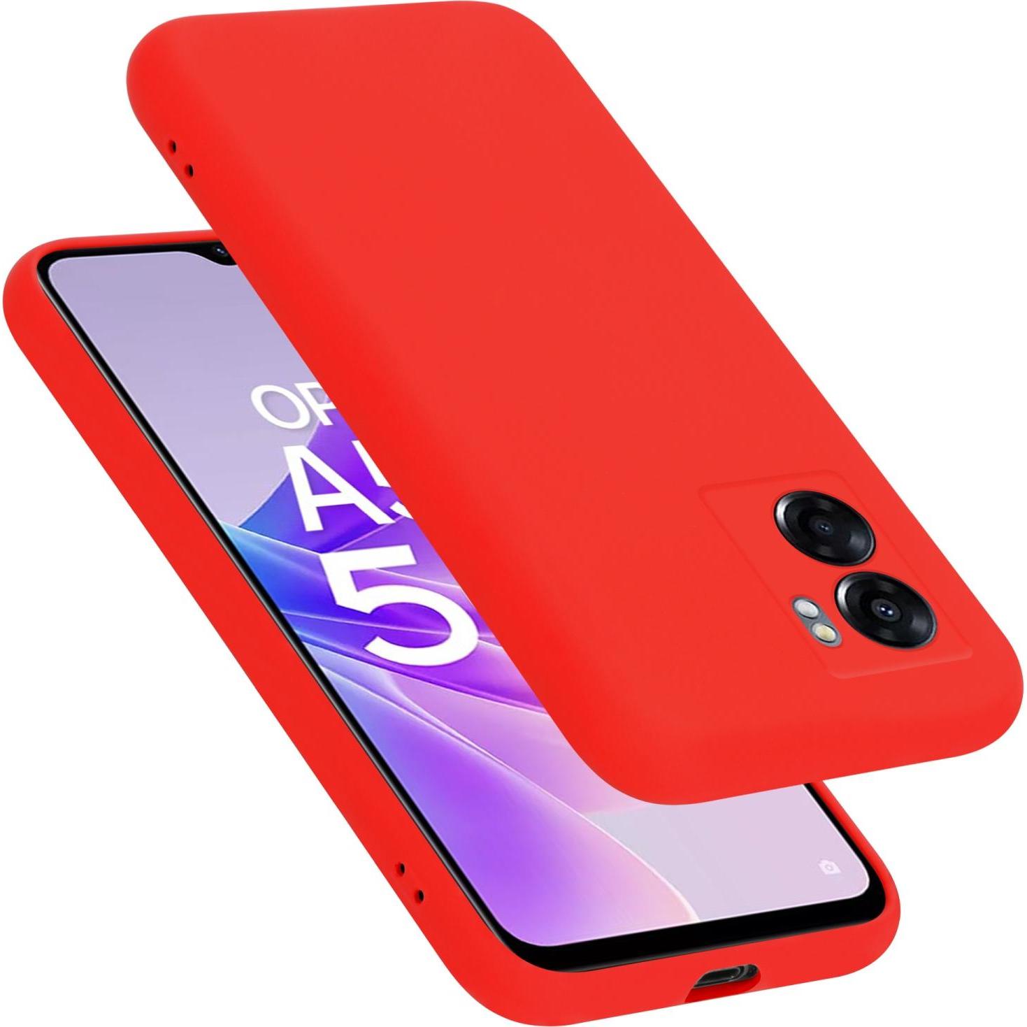 Cadorabo TPU Liquid Silicone Case Hülle für Oppo A57 5G / A77 5G / Realme V23 (Oppo A57 5G, Oppo A77 5G, Realme V23 5G),...