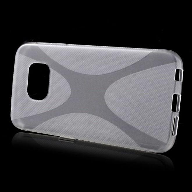 Actual product image MU Classic Elastic plastic cover X-Shape (Samsung Galaxy S6 Edge)