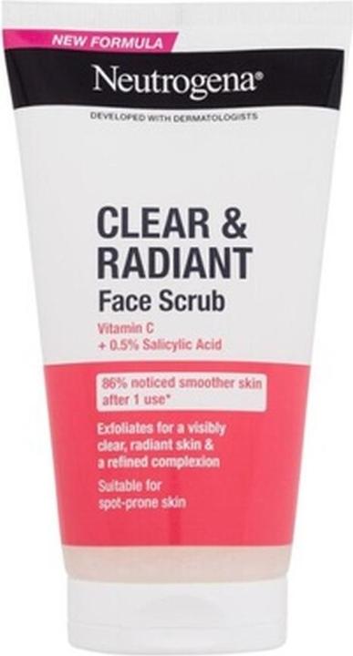 Neutrogena Clear & Radiant Face Scrub - 150 Ml (Reinigungspeeling, 150 ml)