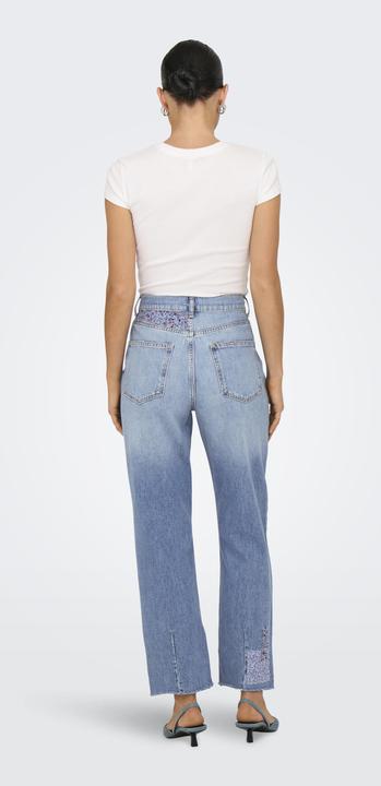 Actual product image Only ONLROBYN Mittlere Taille Gerade geschnitten Jeans Baggy Fit Jeans (W28/L32)