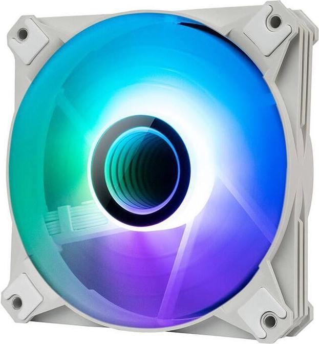 Actual product image Darkflash Tech INF8 ARGB Computer fan set 3in1 120x120 (white) (120 mm, 1 x)