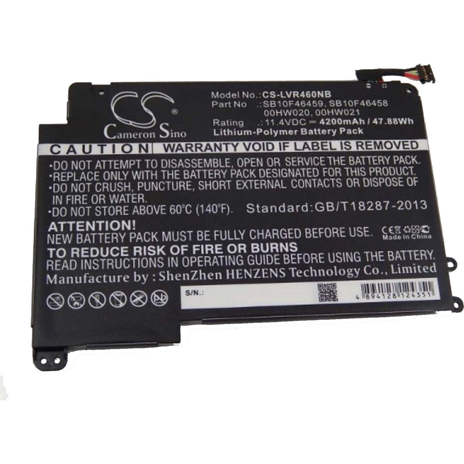 AGI Akku kompatibel mit Lenovo 00HW020 (4200 mAh), Notebook Akku, Schwarz