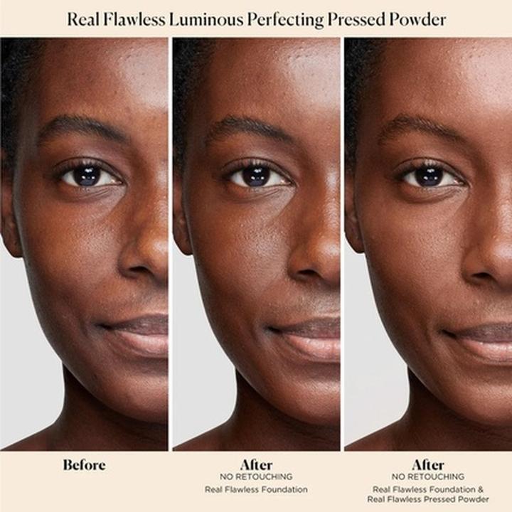 Actual product image Laura Mercier Real Flawless Lumin. Perfecting Pressed Powder (Deep)