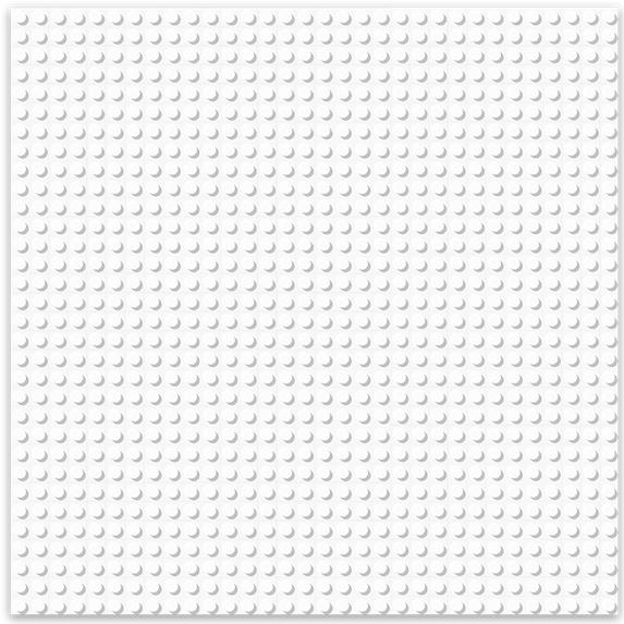 Produktbild Brixies Bauplatte 32x32 Basic weiss