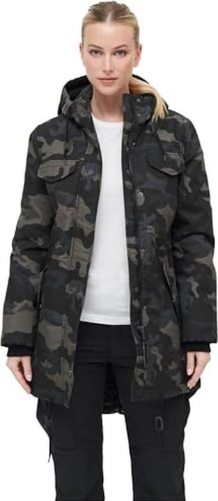 Actual product image Brandit Women's Marsh Lake Parka size XS colour dark camouflage pattern (XS)