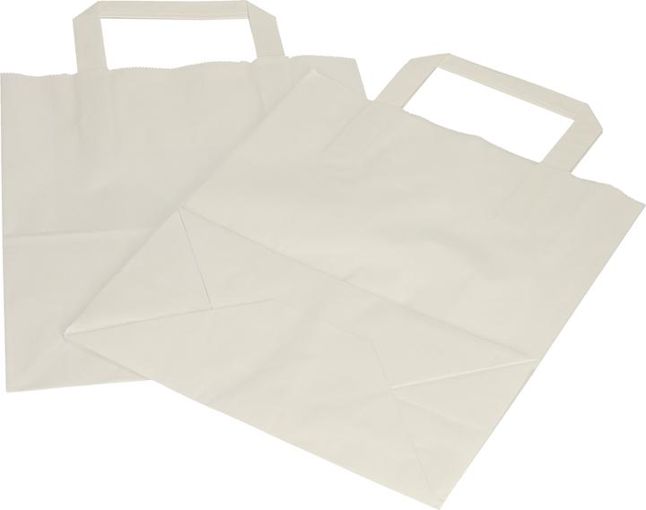 Image du produit Papstar Sac de transport en papier, 220 x 100 x 280 mm, blancá (50 pcs)