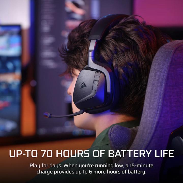 Produktbild Corsair VOID MAX WIRELESS v2, Carbon – WW (Kabellos)