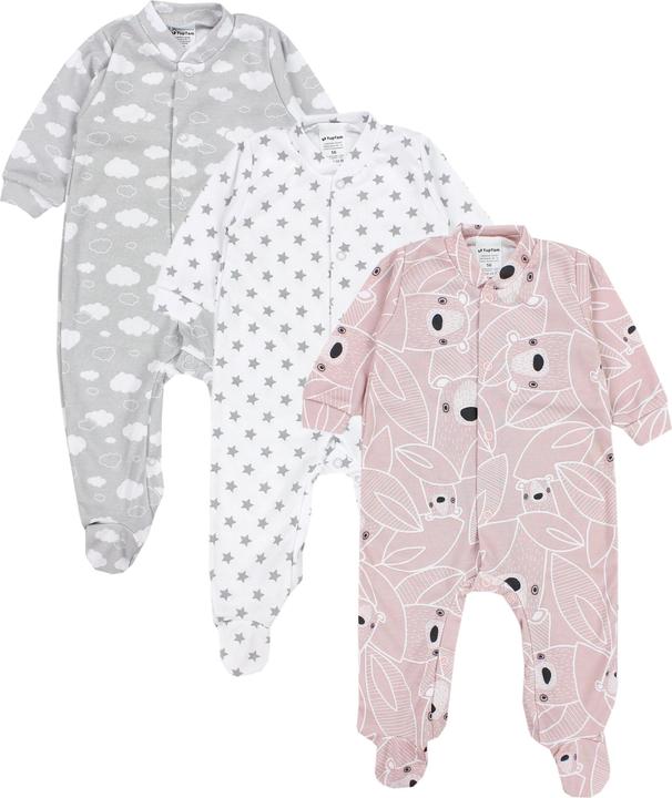 Produktbild TupTam Schlafstrampler mit Fuss - 3er Set (68)
