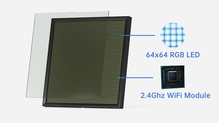 Produktbild Divoom Pixoo 64 (10.30", 64 x 64 Pixel)