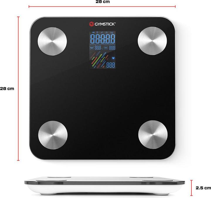 Produktbild Gymstick Intelligente Körperwaage (180 kg)