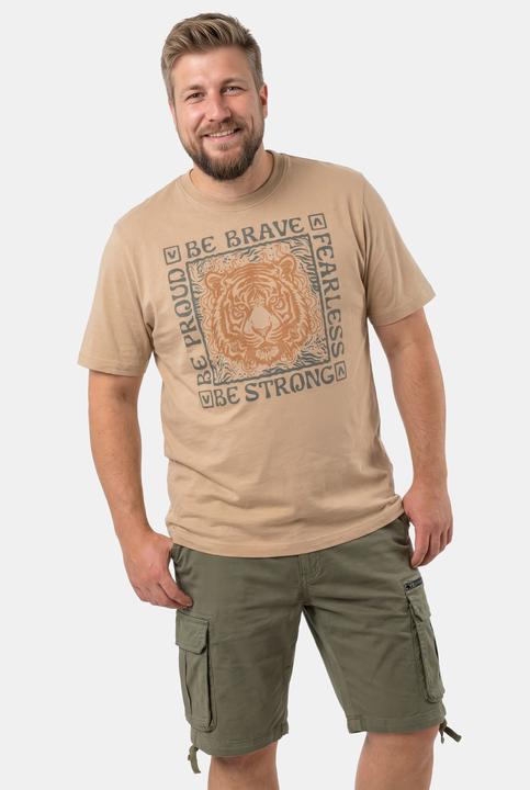 Produktbild Men+ T-Shirt, Halbarm, Brustprint (L)