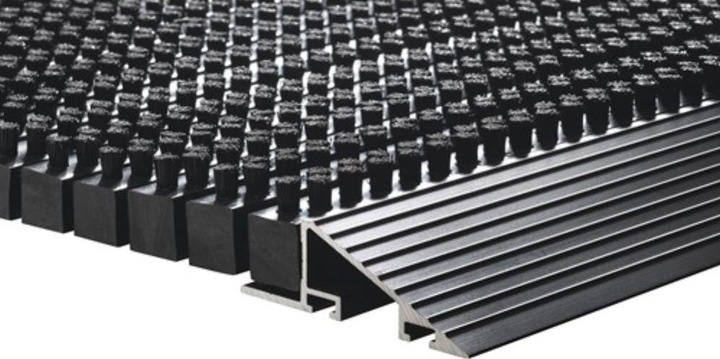 Actual product image Hamat Aluminium mat Outline Pure Black black 50x80 cm (50 x 80 cm)