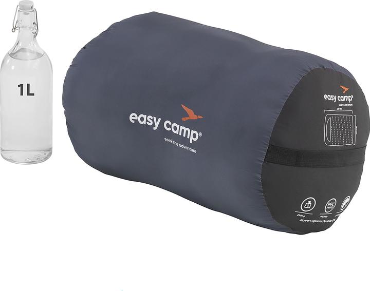 Produktbild Easy Camp Schlafsack Raven Square Double 5?C (schwarz, Modell 2025) (220 cm)