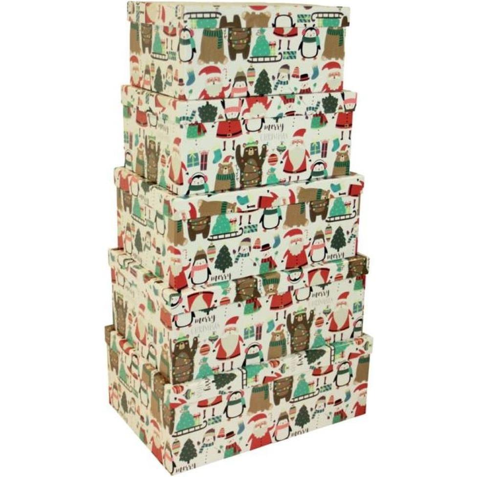 PBS Austria, Geschenkverpackung, Kartonagen Set 5-teilig (Geschenktüte, 5 x)