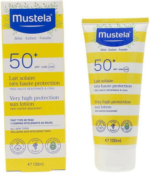 Immagine prodotto Mustela Latte solare (Latte solare, SPF 50+, 100 ml, 126 g)