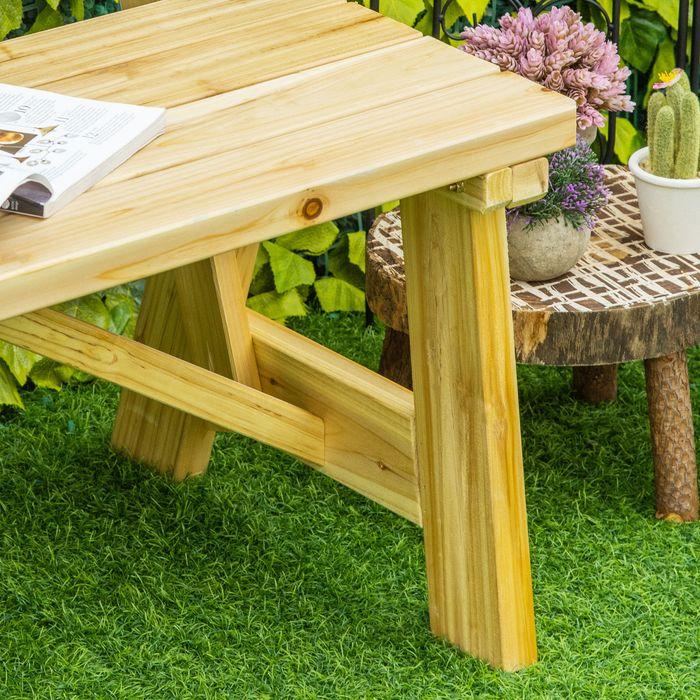 Actual product image Swisshandel24 Garden bench 2-seater wooden park bench bench up to 220 kg bench patio bench with backrest garden