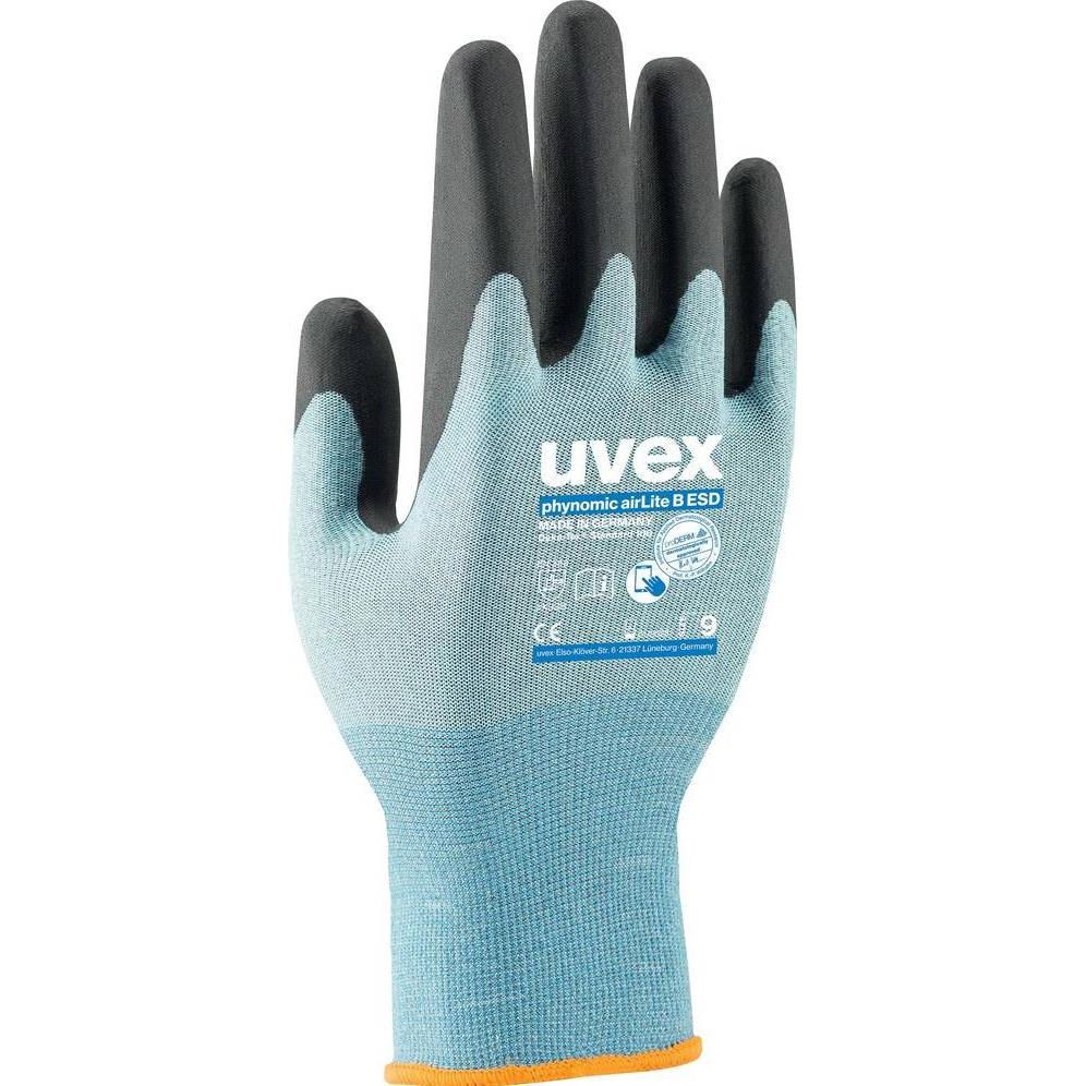 Uvex Safety, Schutzhandschuhe, Mechanikerhandschuh Phynomic AirLite B ESD, Blau (7)