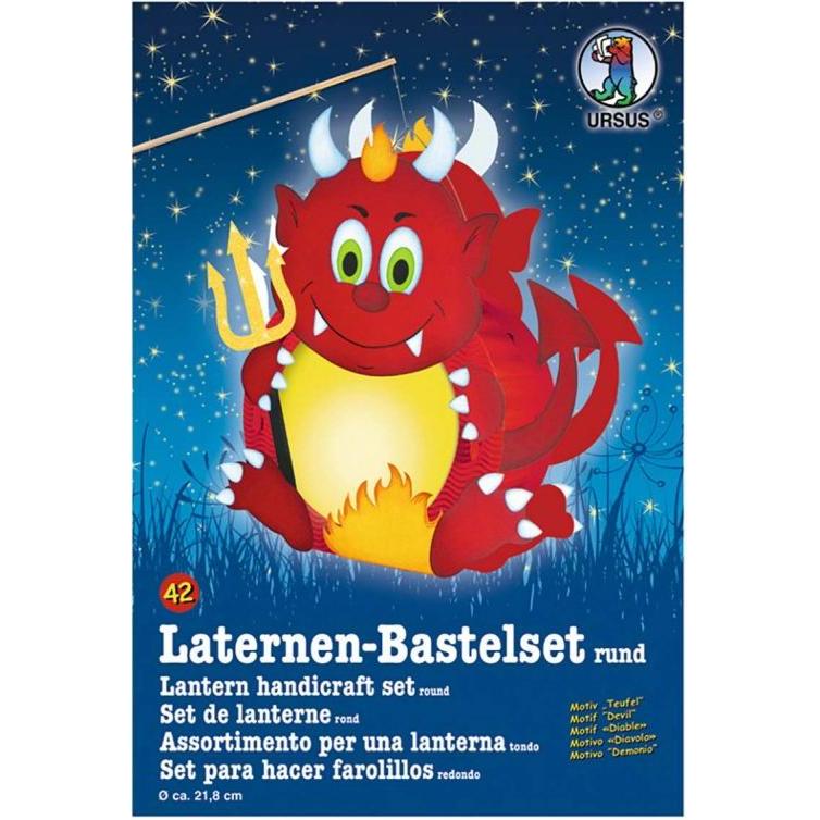 Ursus Laternen-Bastelset Teufelchen