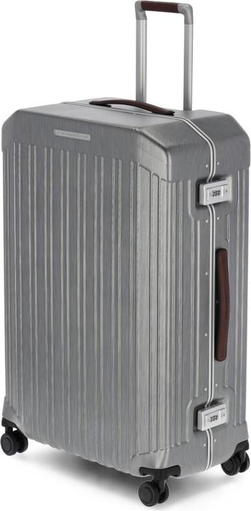 Produktbild Piquadro PQ-Light - Ultra Slim Grosser Hartschalentrolley Schwarz/Leder (67 l)