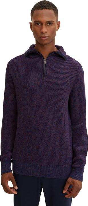 Image du produit Tom Tailor Pull en maille à col zippé (M)
