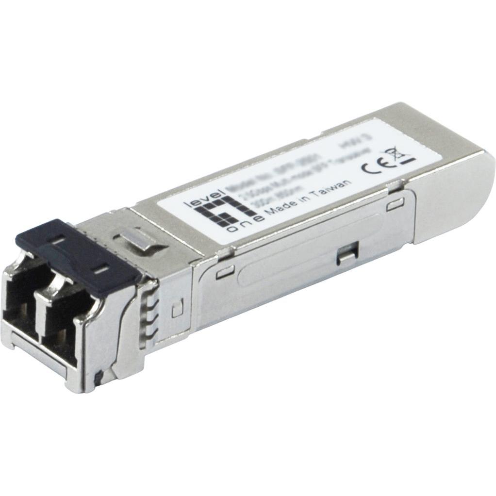 LevelOne Ricetrasmettitore SFP 2,5Gbps Multi-Mode 300m 850nm, Ricetrasmettitore, Argento