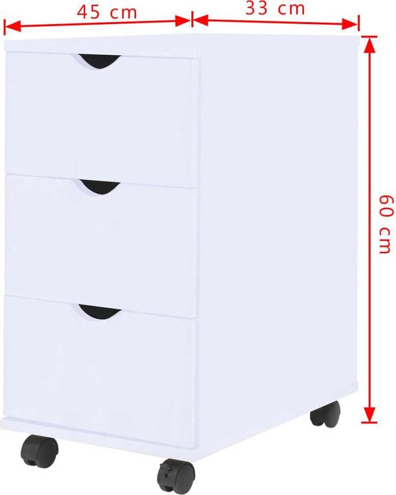Actual product image vidaXL Schubladenelement (33 x 45 x 60 cm)
